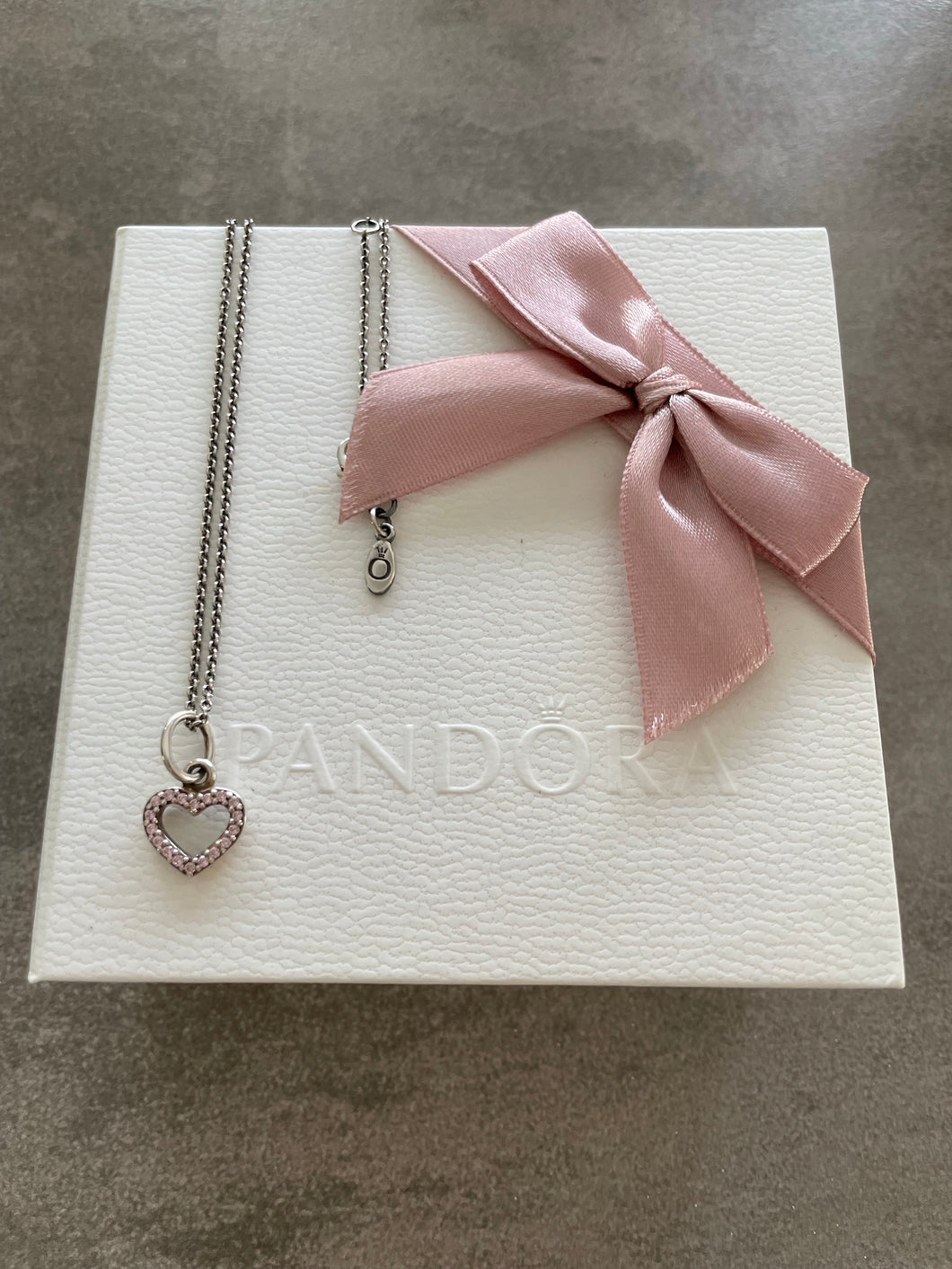 Pandora Kette - Herz rosa