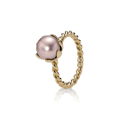 Ring Gold - Rosa Perle - Diamant   150110P