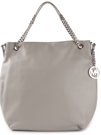 MK Jet Set Chain Item - Beige-Silber