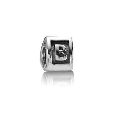 Silberbuchstabe - B - Pandora   790323B