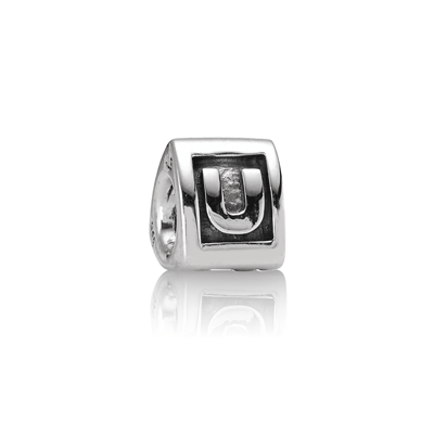 Silberbuchstabe - U - Pandora   790323U