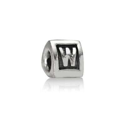 Silberbuchstabe - W - Pandora   790323W