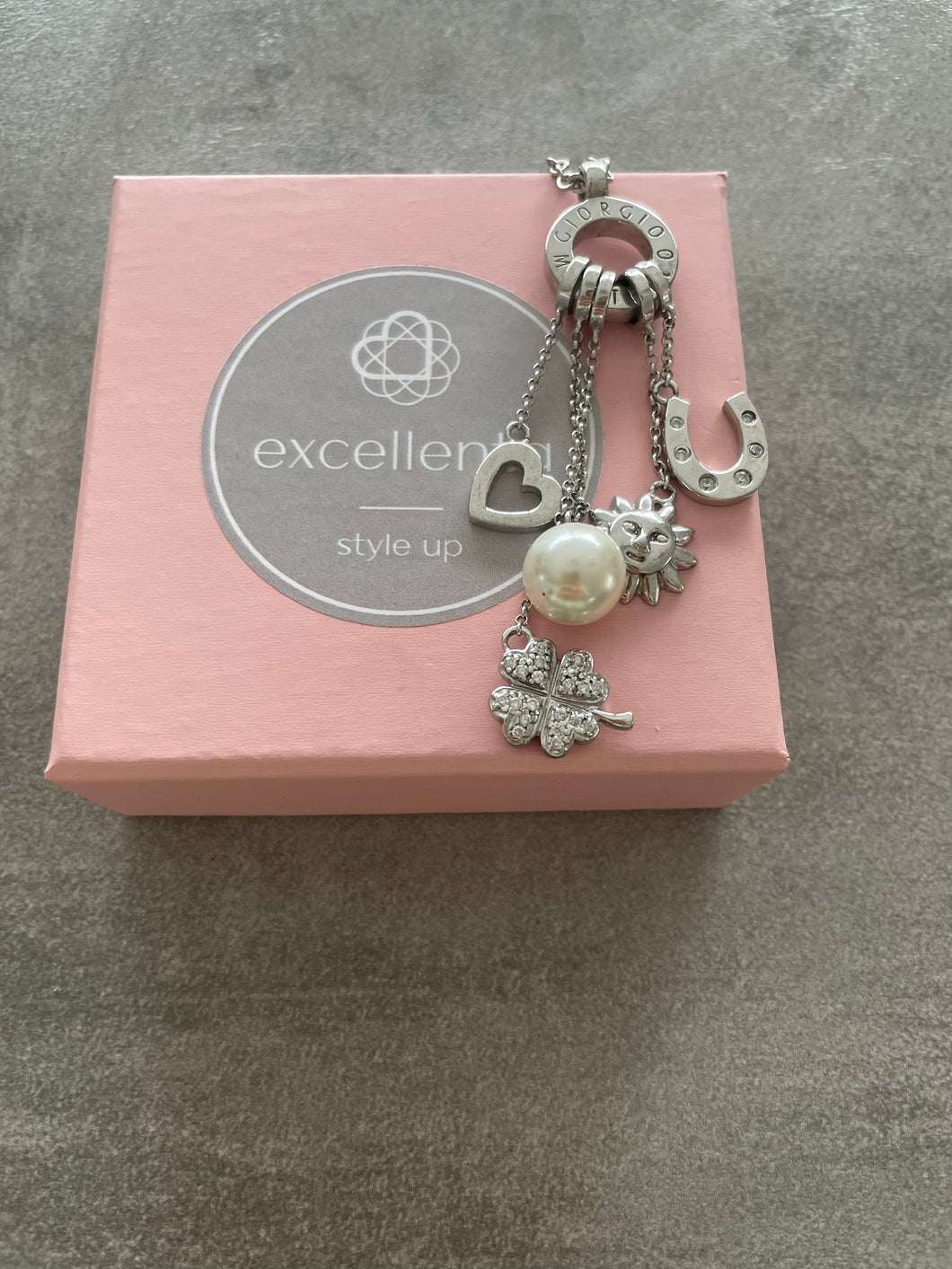 GM Kette lang incl. Charms Lucky