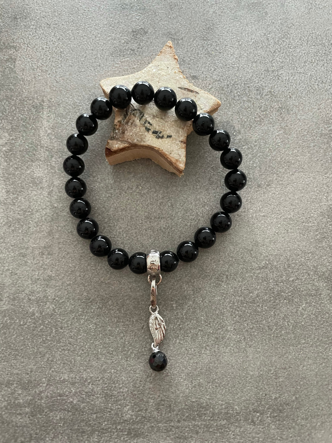GM Armband Achat incl Engelsflügel